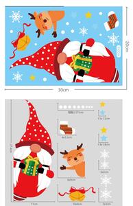 Vianočné nálepky na okno - Santa Claus - rôzne motívy na výber Variant: Variant 12