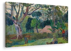 Obraz - Paul Gauguin, Te raau rahi (The Big Tree), reprodukcia (90x60 cm)