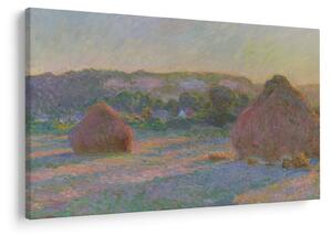Obraz - Claude Monet, Stacks of Wheat (End of Summer) , reprodukcia (90x60 cm)