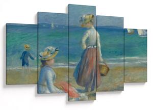Obraz - Auguste Renoir, Figures on the Beach, reprodukcia (150x105 cm)
