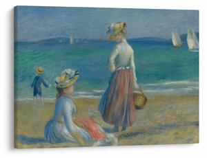Obraz - Auguste Renoir, Figures on the Beach, reprodukcia (70x50 cm)