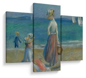 Obraz - Auguste Renoir, Figures on the Beach, reprodukcia (90x60 cm)