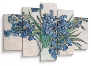 Obraz - Vincent van Gogh, Irises, reprodukcia (150x105 cm)