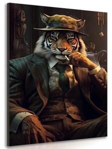 Obraz zvierací gangster tiger - 40x60