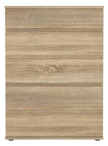 Vysoká komoda v dekore duba v prírodnej farbe 77x107 cm Nova – Tvilum