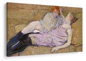 Obraz - Henri de Toulouse-Lautrec, The Sofa, reprodukcia (90x60 cm)