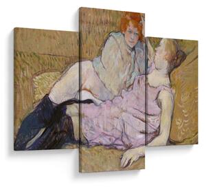Obraz - Henri de Toulouse-Lautrec, The Sofa, reprodukcia (90x60 cm)