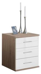 KOMODA, biela, farba duba, 46/55/40 cm Xora - Predsieňové programy