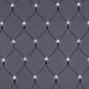 Vnútorná svetelná sieť, 2m*1m, 160 LED, studená biela, 8 programov