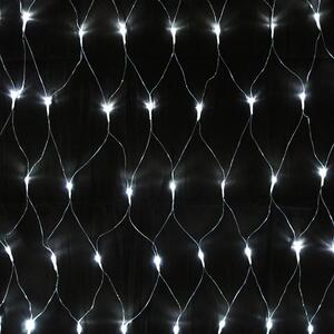 Vnútorná svetelná sieť, 2m*1m, 160 LED, studená biela, so zábleskami