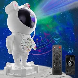 Hviezdny projektor Astronaut, s Bluetooth, s reproduktorom a s diaľkovým ovládaním