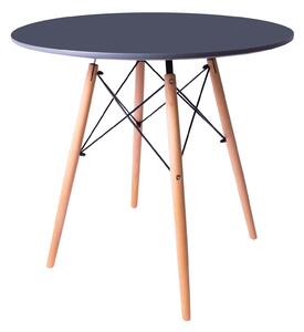 Aga Jedálenský stôl 80 cm Sivý