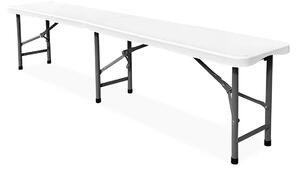 Aga 1x Skladacia plastová lavica 180x30x43 cm