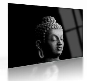 Sklenený obraz - Budha, portrét (70x50 cm)