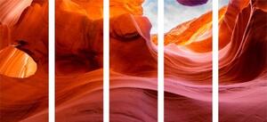 5-dielny obraz kaňon v Arizone - 100x50