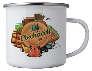 Bohemia Gifts Plechový hrnček - Na cesty, 350 ml
