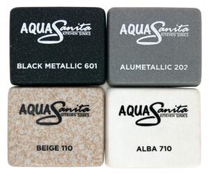 Aquasanita Quadro 565 black metallic