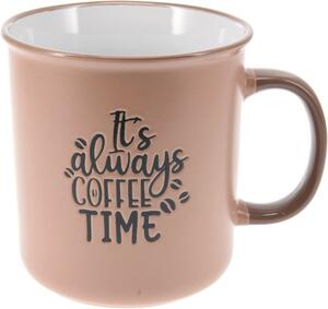 Kameninový hrnček Coffee hnedá, 710 ml