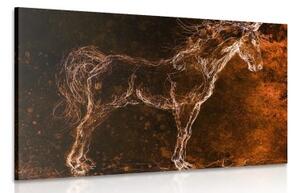 Obraz abstraktný kôň - 90x60