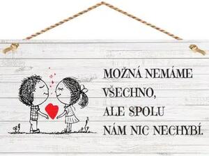 Bohemia Gifts Dekoračný obrázok na zavesenie - Spolu
