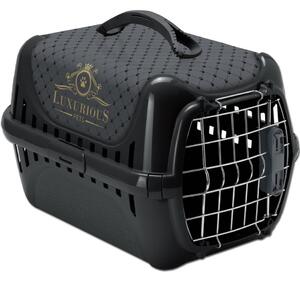 Moderná Prepravka pre mačky a malé psy Luxurious, 50 x 32 x 34,5 cm