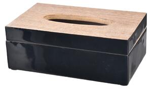 InDecor Box na papierové vreckovky mango/smalt, 25 x 15 x 9,5 cm