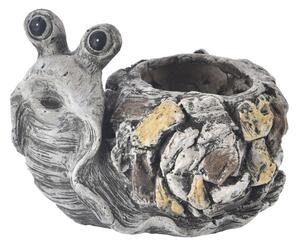 InDecor Keramický obal na kvetináč slimák Ebi, 30 x 23 x 23 cm