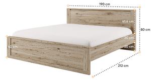 Manželská posteľ IDEA ID-08 180x200 - san remo