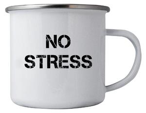 Bohemia Gifts Plechový hrnček - No stress, 350 ml
