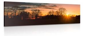 Obraz nádherný západ slnka - 150x50