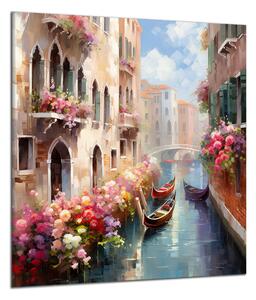 Obraz na plátne Člny v Benátkach