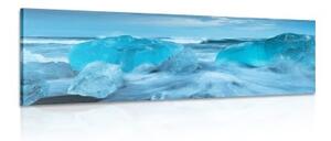Obraz ľadové kryhy - 150x50