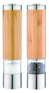 Elektrický mlynček na soľ a korenie KITCHISIMO 21cm bambus