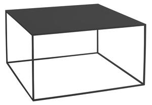 Čierny konferenčný stolík CustomForm Tensio, 80 × 80 cm