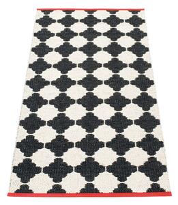 Čierno-biely vnútorný a vonkajší behúň 70x150 cm Marre Black Coral – Pappelina