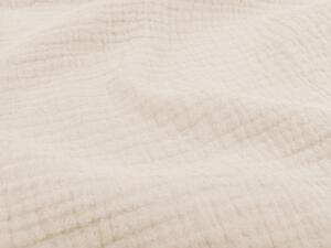 Biante Detské mušelínové posteľné obliečky do postieľky Nature MSN-015 Krémové Do postieľky 90x120 a 40x60 cm