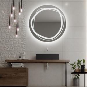 Okrúhle zrkadlo do kúpeľne s LED osvetlením C9