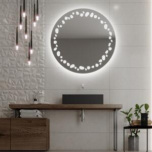Okrúhle zrkadlo do kúpeľne s LED osvetlením C7