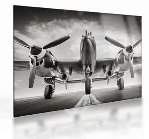 Sklenený obraz - Warbird (70x50 cm)