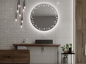 Okrúhle zrkadlo do kúpeľne s LED osvetlením C10