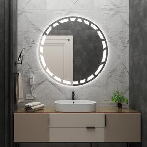 Okrúhle zrkadlo do kúpeľne s LED osvetlením C8
