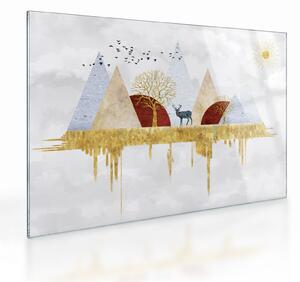 Sklenený obraz - Dekor (70x50 cm)