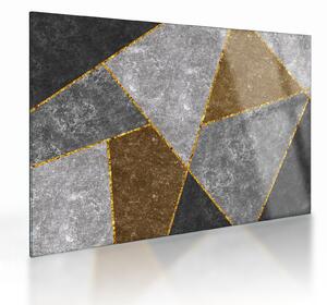 Sklenený obraz - Imitácia materiálov (70x50 cm)