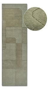 Zelený ručne tkaný vlnený behúň 80x250 cm Charlotte – Villeroy&Boch