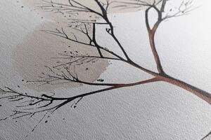 Obraz minimalistický strom bez lístia - 60x40