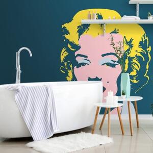Tapeta Marilyn Monroe v pop art dizajne - 150x100