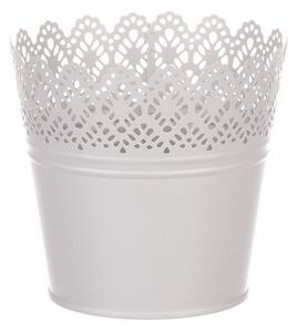 Obal kovový s krajkou 13cm