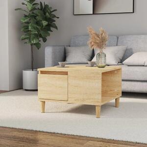 Konferenčný stolík dub sonoma 55x55x36,5 cm spracované drevo