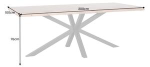 Dizajnový jedálenský stôl Fabrico 200 cm dub