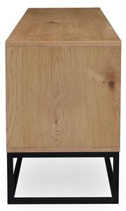 Dizajnový TV stolík Massive Artwork 150 cm vzor dub